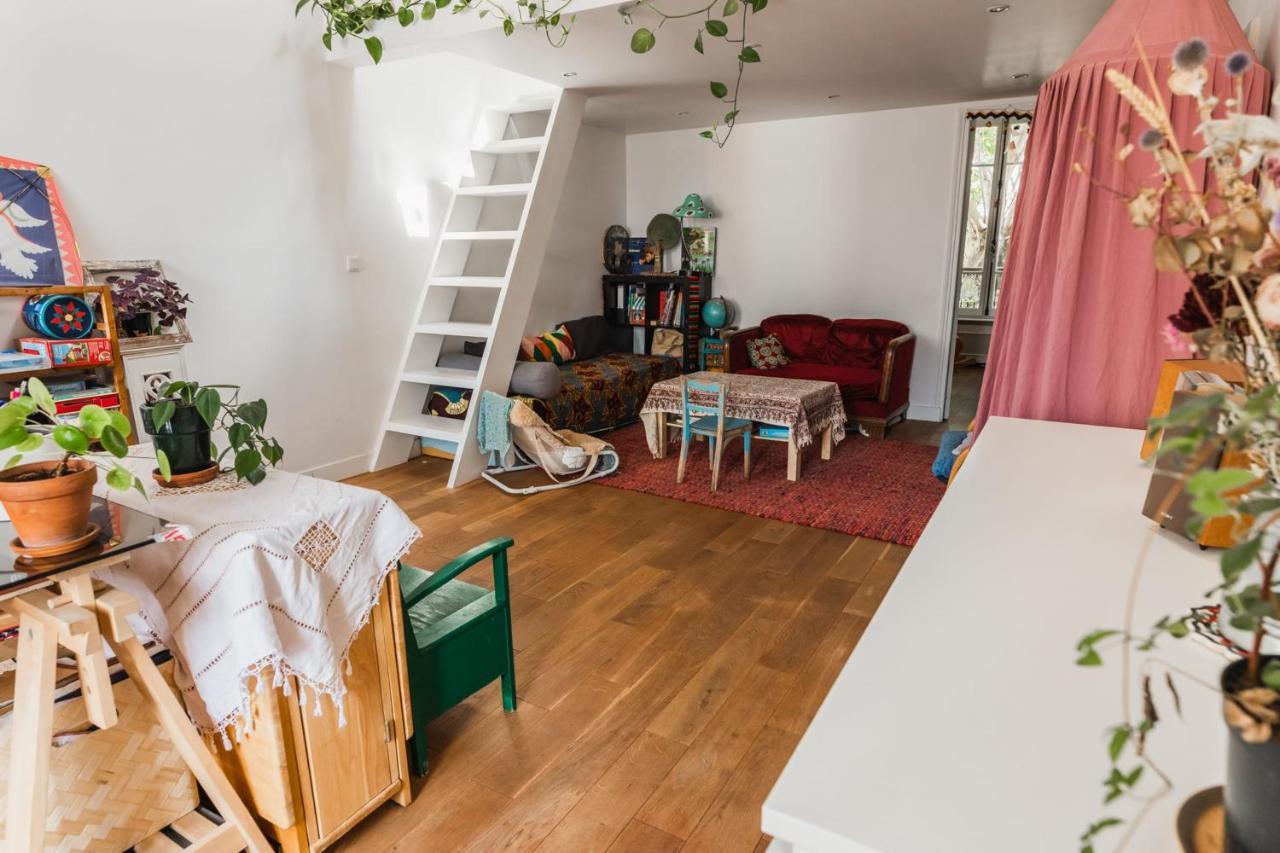 Appartamento Bright Atypical Duplex In Menilmontant Parigi Esterno foto