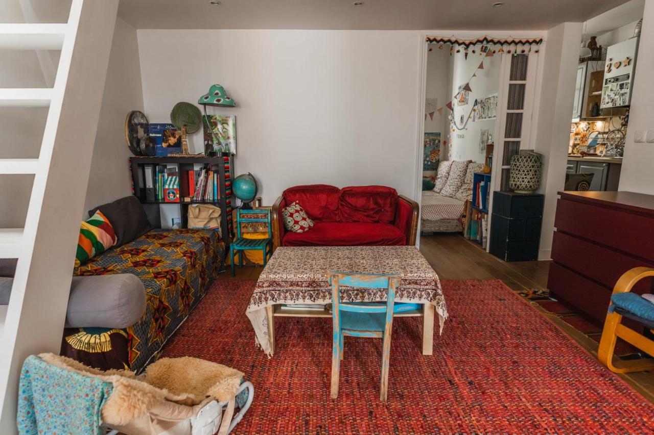 Appartamento Bright Atypical Duplex In Menilmontant Parigi Esterno foto