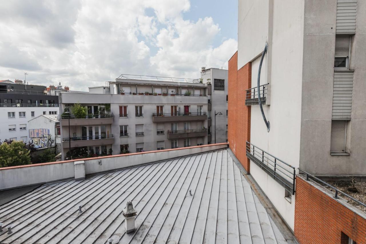 Appartamento Bright Atypical Duplex In Menilmontant Parigi Esterno foto